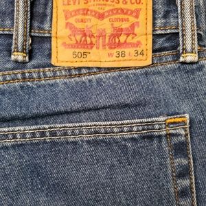 Mens 505 Levi's 38x34
